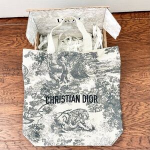 Dior Beauty Gray Tote Bag